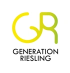 Gelbes Logo mit kalligrafischen Buchstaben G und R auf weißem Hintergrund.